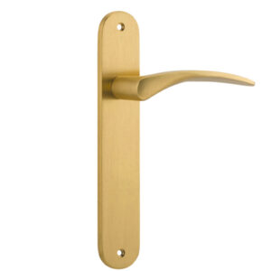 Oxford Levers on Oval Backplate (iver)