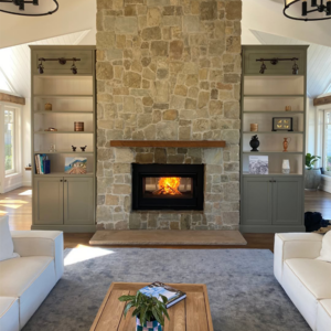 Sculpt Inbuilt Axis I1000 Inbuilt Single Sided Wood Fireplace