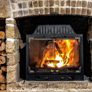 Cheminees Philippe Radiante 1000 Single Sided Wood Fireplace