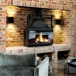 Cheminees Philippe Radiante 1001 Single Sided Wood Fireplace