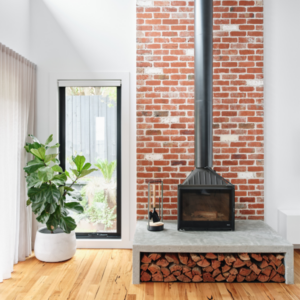 Sculpt Seguin Visio 8 Plus Cheminee Single Sided Wood Fireplace