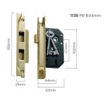 Polished Brass Internal Locks