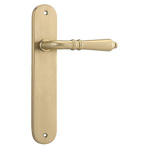 Sarlat Levers on Oval Backplate (iver)