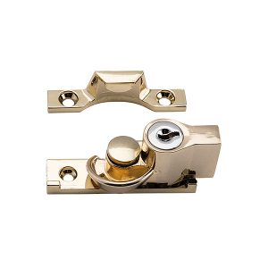 Polished Brass Window Lock