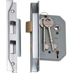 Satin Chrome 57mm Internal Locks
