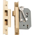 Satin Brass 57mm External Locks