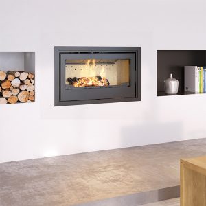Sculpt Inbuilt Axis I1000IB Single Sided Wood Fireplace