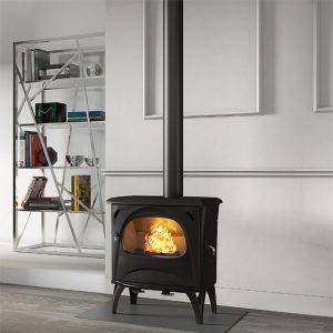 Sculpt Freestanding Stove Aurore Cheminee Wood Fireplace