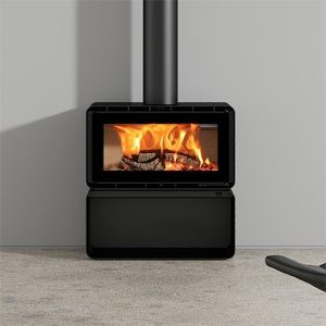 ADF Hayra V85 L Freestanding Wood Fireplace (Castworks)