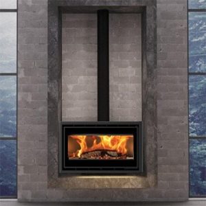 ADF Linea 85 B Freestanding Wood Fireplace (Castworks)