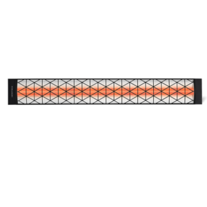 Infratech Dual Element Electric Heaters (CD-Series) - 4000W, Black