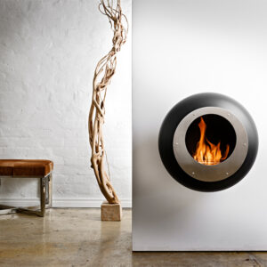 Cocoon Vellum Wall Mounted Bioethanol Fires