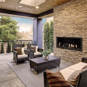 Icon Slimline Single Sided Bioethanol Firebox