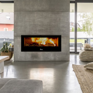 Lacunza Silver 800 and 1000 Inbuilt Wood Fireplaces