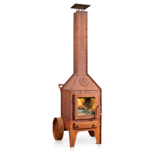 RB73 Bijuga Outdoor Wood Fire with Wheels