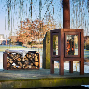 RB73 Quaruba XXL Outdoor Wood Fire - 4 Sided