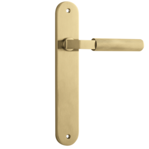 Brunswick Levers on Oval Backplate (iver)