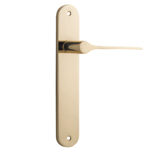 Como Levers on Oval Backplate (iver)