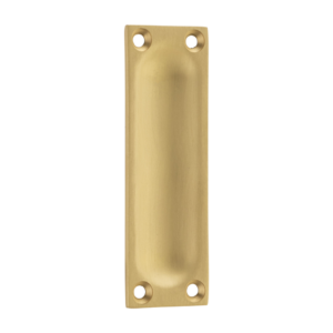 Classic Flush Pulls - Small - Satin Brass