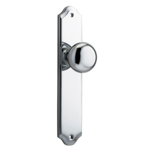 Cambridge Door Knobs on Shouldered Backplate (iver)