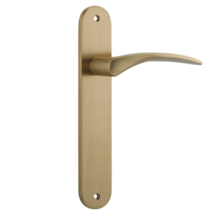 Oxford Levers on Oval Backplate (iver)
