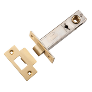 Split Cam Tube Latch (iver) - Brushed Gold, 70mm