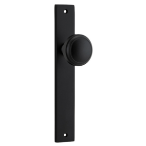 Paddington Door Knobs on Rectangular Backplate (iver)