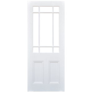 External / Entrance Doors - 9 Light / 2 Panel - Pre-Primed, 2040 x 820 x 40mm