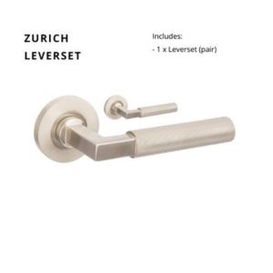 Zurich Levers (Zanda) - Brushed Nickel, Levers Only