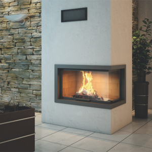 Sculpt Multivision Axis H1200VLD Two-Sided Wood Fireplace
