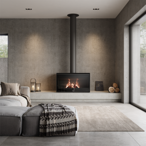 Lacunza Loire 800 and 1000 Freestanding Wood Fireplaces